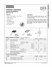 DataSheet FDP5N50 pdf